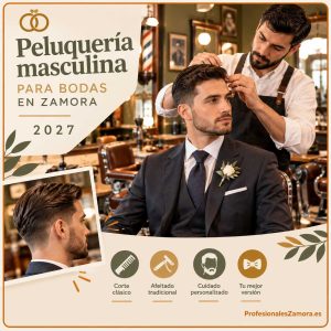 Peluquería masculina para bodas en Zamora_op