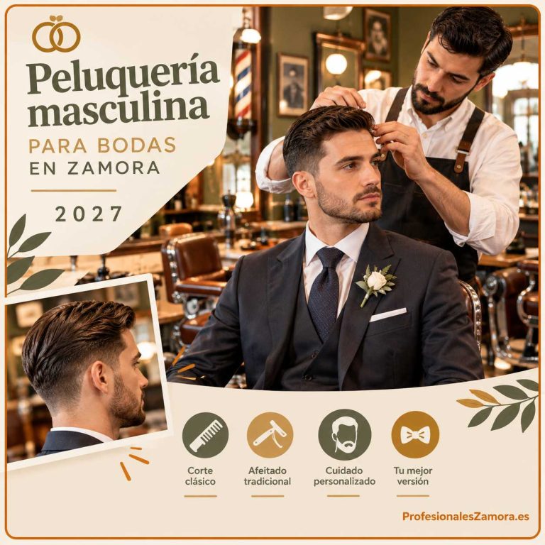 Las mejores Peluquerías Masculinas para Bodas en Zamora 2027