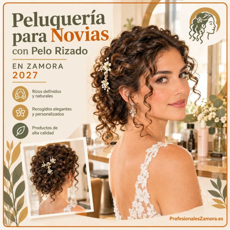 Peluquería Para Novias Con Pelo Rizado en Zamora: especialistas que realzan tus rizos